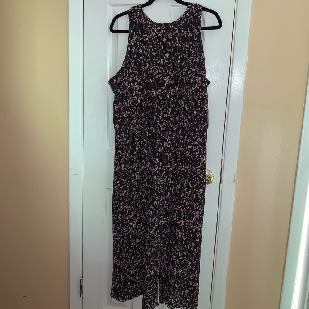 Purple Floral jumpsuit